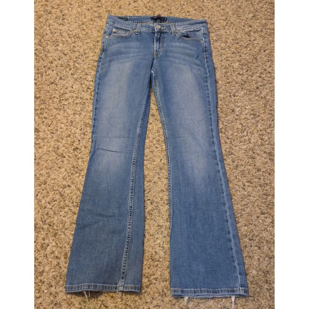 Levi's Super Low 518 Jeans Women's Size 5 Medium Blue Spandex Blend